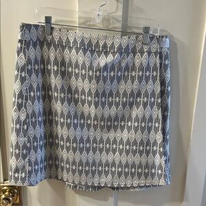 Ripskirt Hawaii Black and Beige Mini Skirt